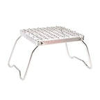 Folding Campfire Grill for Gas Stove or Fire