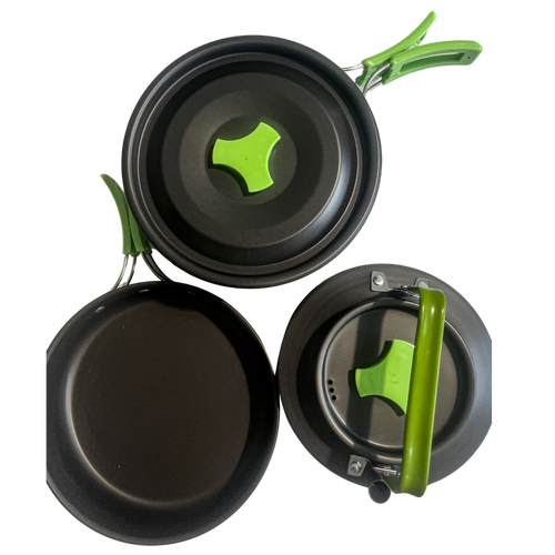 3 Piece Portable Camping Cookware Set Munro Bagger