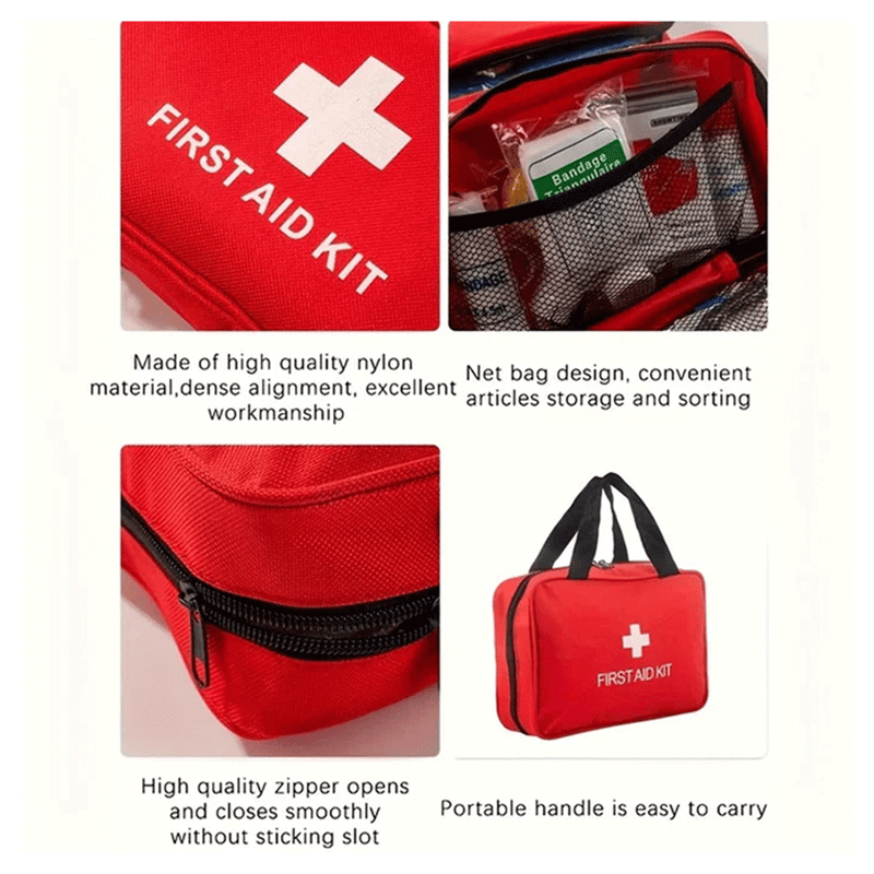 260Pcs Deluxe First Aid Kit - Emergency Supplies for Home, Outdoors & Camping