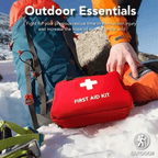 260Pcs Deluxe First Aid Kit - Emergency Supplies for Home, Outdoors & Camping