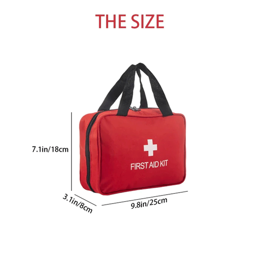 260Pcs Deluxe First Aid Kit - Emergency Supplies for Home, Outdoors & Camping