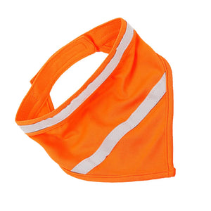 Reflective Pet Bandana Safety Scarf for Night Dog Walking High Visibility Bandana