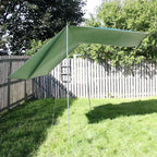 3m x 3m Durable Rain Tarp for Camping & Outdoors