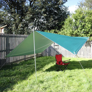 3m x 3m Durable Rain Tarp for Camping & Outdoors