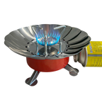 Camping Stove with Adjustable Windproof Shield