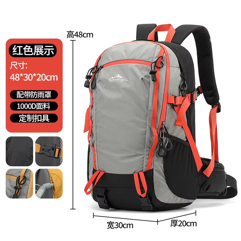 Outdoor Hiking Backpack, Lightweight Hiking Equipment, Cycling Travel Backpack for Men and Women