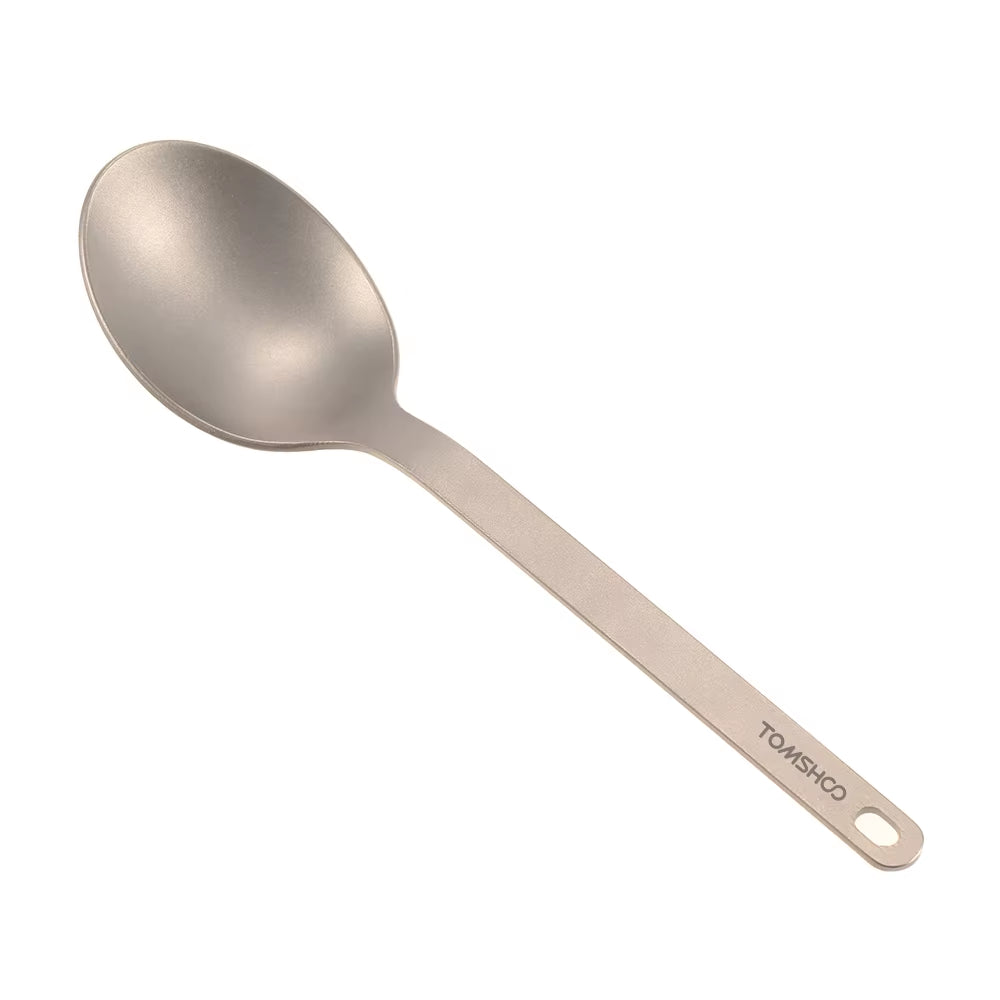 Titanium Spoon & Fork Cutlery Set for Outdoors & Camping