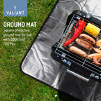 Valiant Heat Resistant BBQ and Fire Pit Protective Ground Mat (68Cm X 68Cm)