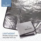 Valiant Heat Resistant BBQ and Fire Pit Protective Ground Mat (68Cm X 68Cm)