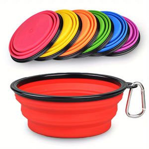 Dog Folding Silicone Portable Travel Bowl