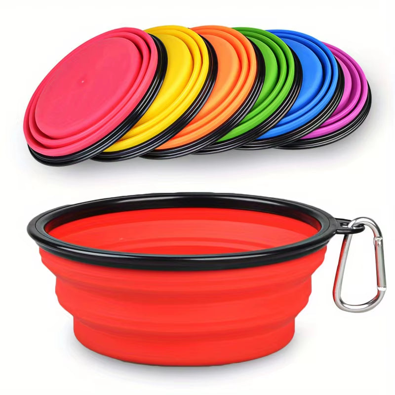 Dog Folding Silicone Portable Travel Bowl
