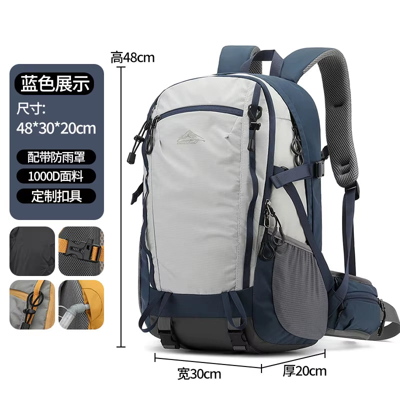 Outdoor Hiking Backpack, Lightweight Hiking Equipment, Cycling Travel Backpack for Men and Women