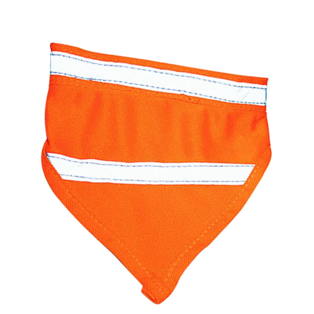 Reflective Pet Bandana Safety Scarf for Night Dog Walking High Visibility Bandana