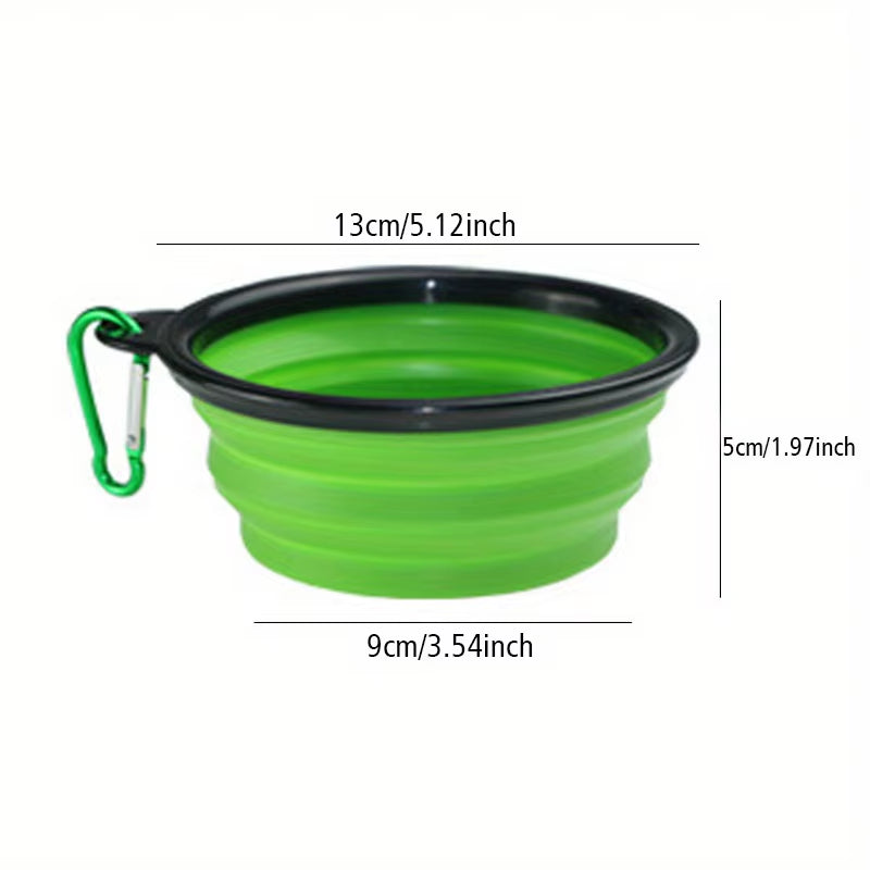Dog Folding Silicone Portable Travel Bowl