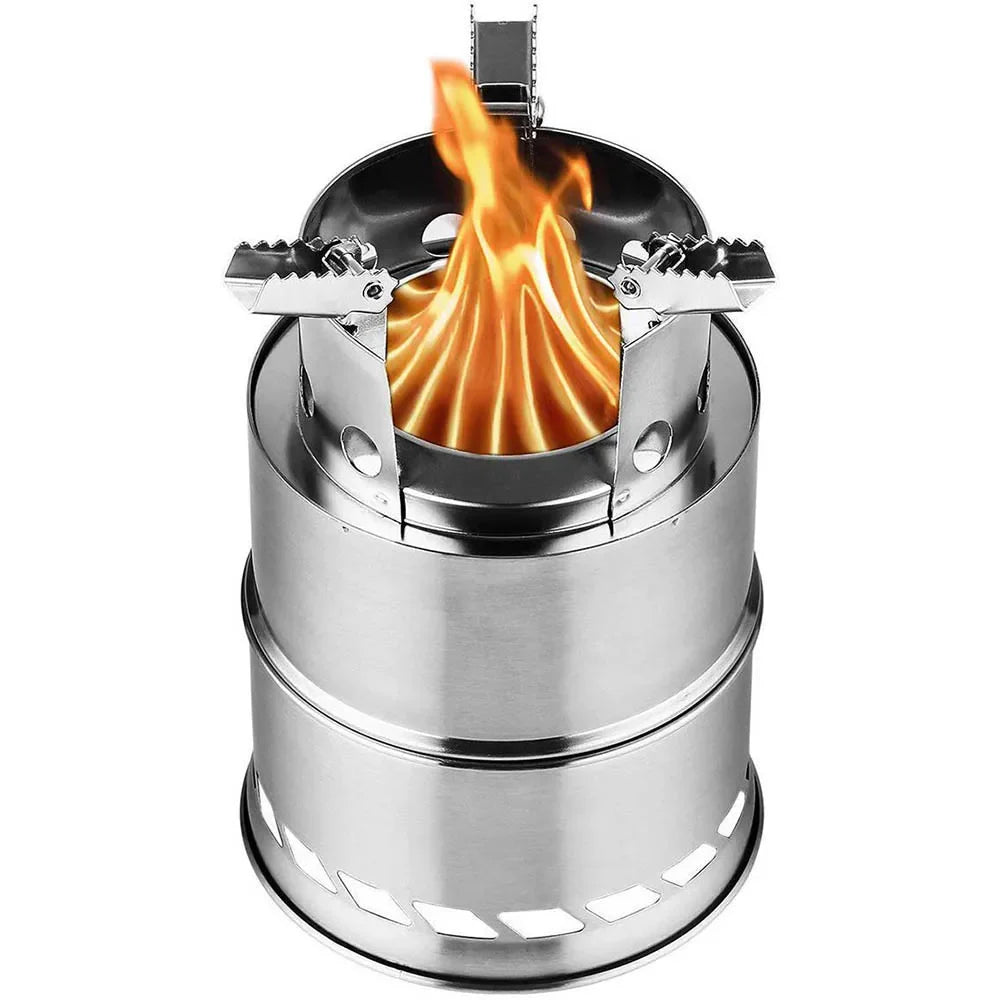 Lightweight Camping Wood Stove Stainless Steel