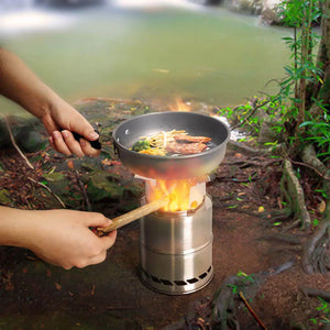 Lightweight Camping Wood Stove Stainless Steel