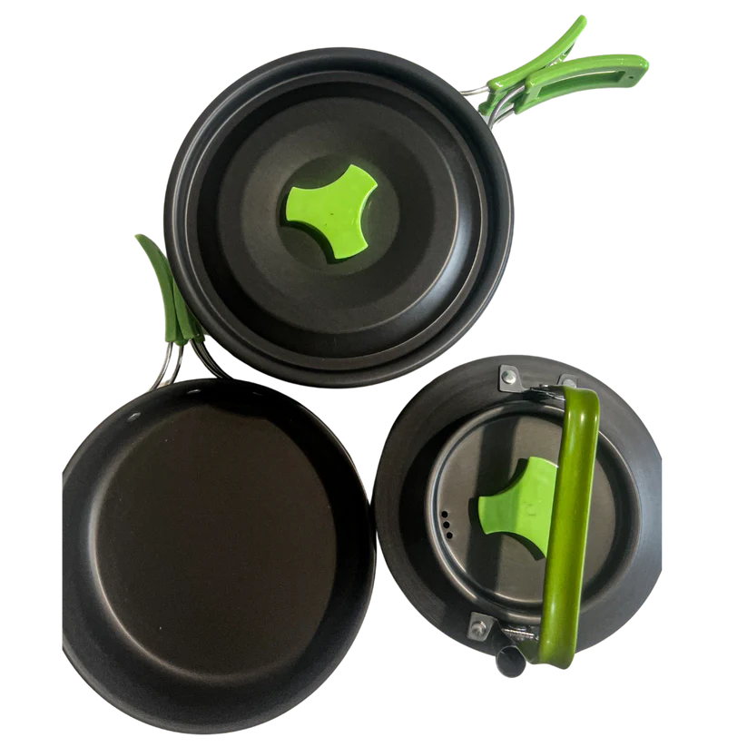 Munro Bagger 3 Piece Cookware Set Portable Camping Cooking Kit