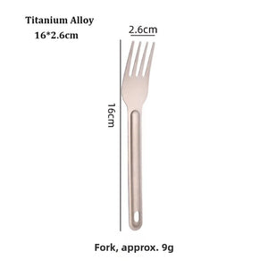 Ultralight Titanium Cutlery