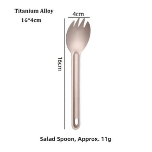 Ultralight Titanium Cutlery
