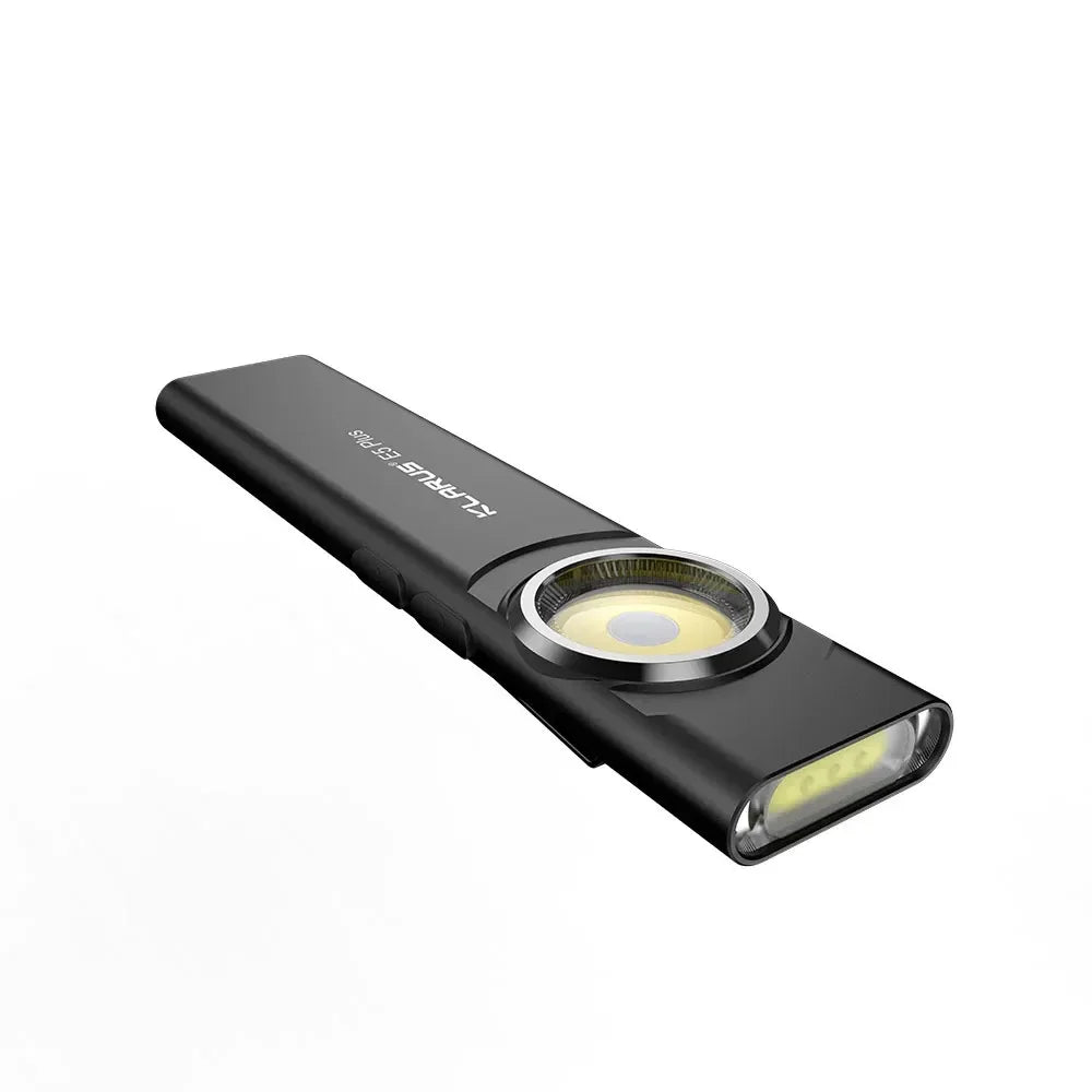 E5-PLUS Klarus TYPE-C Rechargeable Ultra Slim Triple Lights Magnetic EDC Flashlight Bulit-In 500Mah Battery