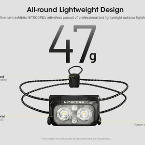 NITECORE NU25 MCT Ultralight Waterproof Rechargeable Headlamp