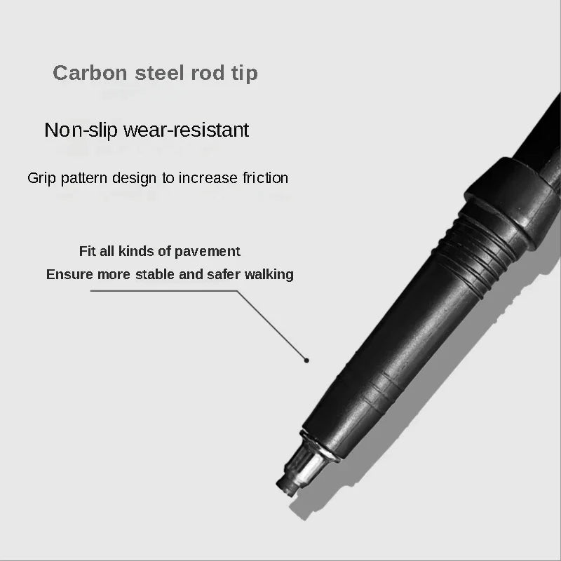 Aluminium Hiking Poles Telescopic Ultralight Adjustable with Quick Lock