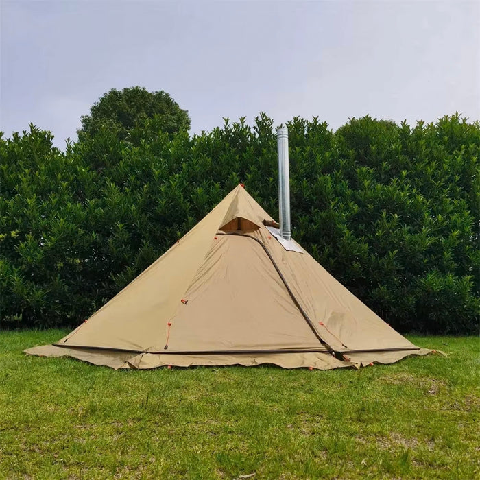Teepee Hot Tent with Snow Skirt with Stove Jack