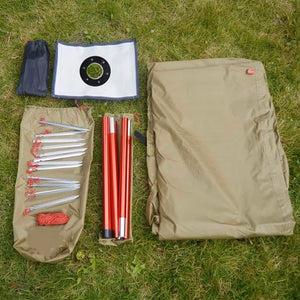 Teepee Hot Tent with Snow Skirt with Stove Jack