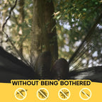 Lightweight Camping Hammock with Mosquito Net Comfortable for Outdoor Durable Breathable 210T Parachute Nylon Material Hammocks