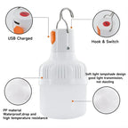 Waterproof USB Rechargeable 60w Portable LED Lamp