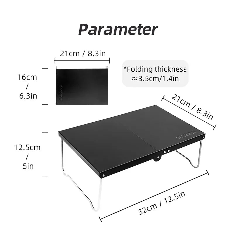 Ultralight Portable Foldable Camping Table