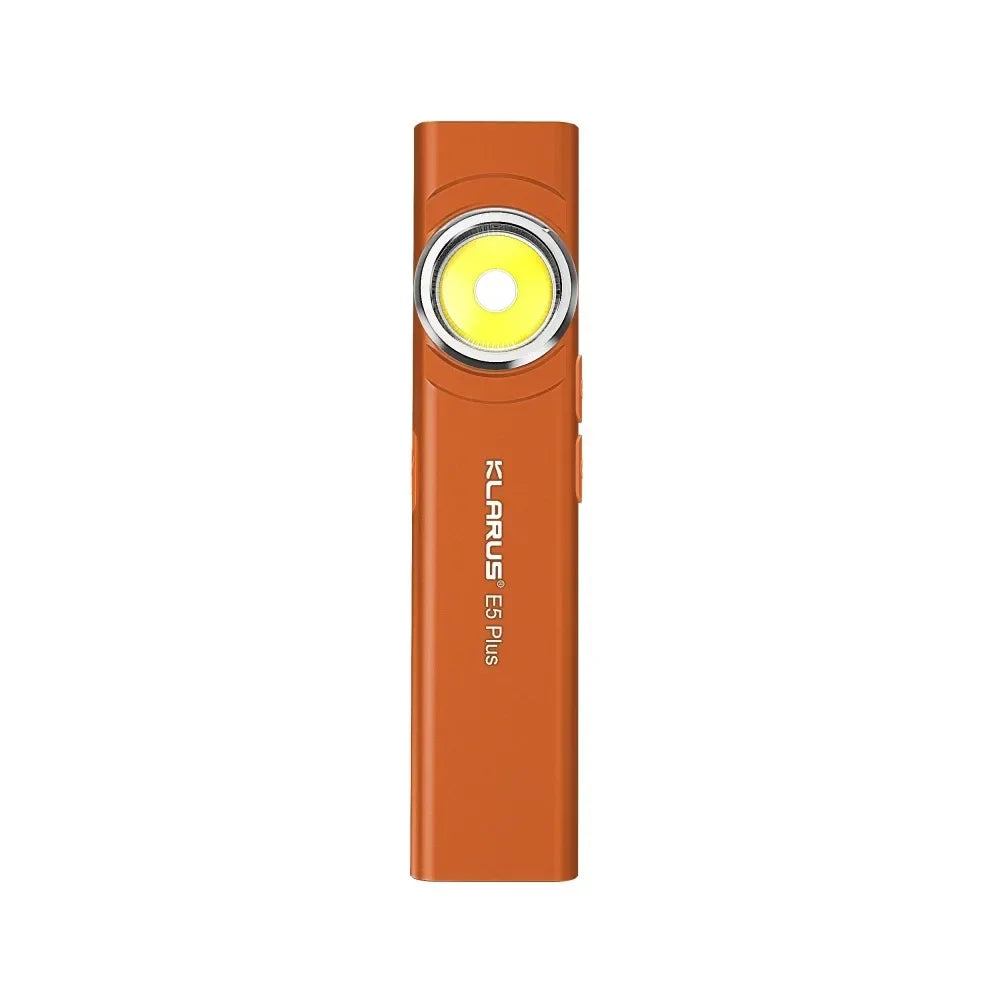 E5-PLUS Klarus TYPE-C Rechargeable Ultra Slim Triple Lights Magnetic EDC Flashlight Bulit-In 500Mah Battery
