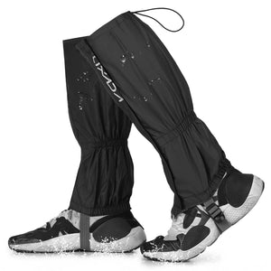Waterproof Unisex Gaiters Zippered Closure One Size