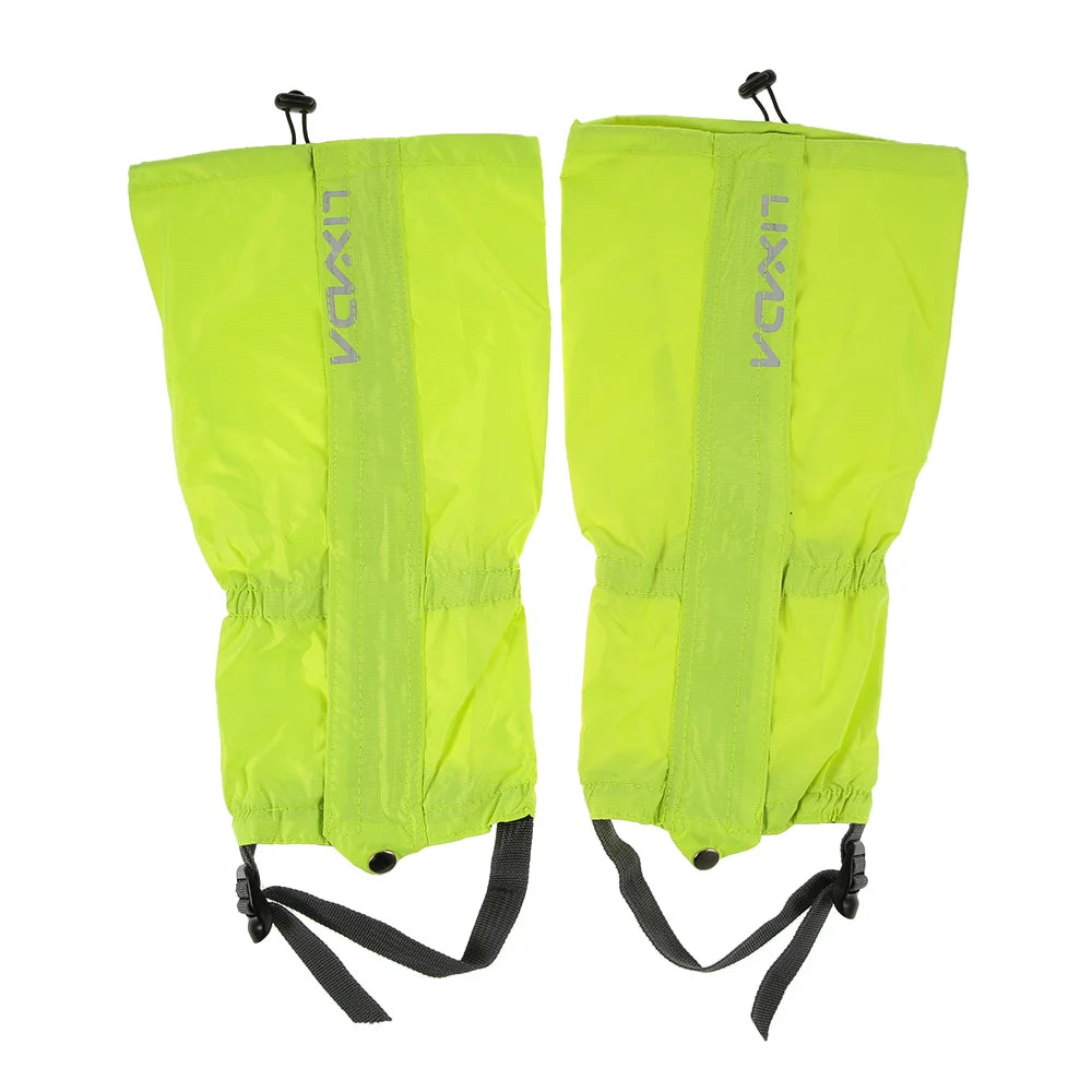 Waterproof Unisex Gaiters Zippered Closure One Size