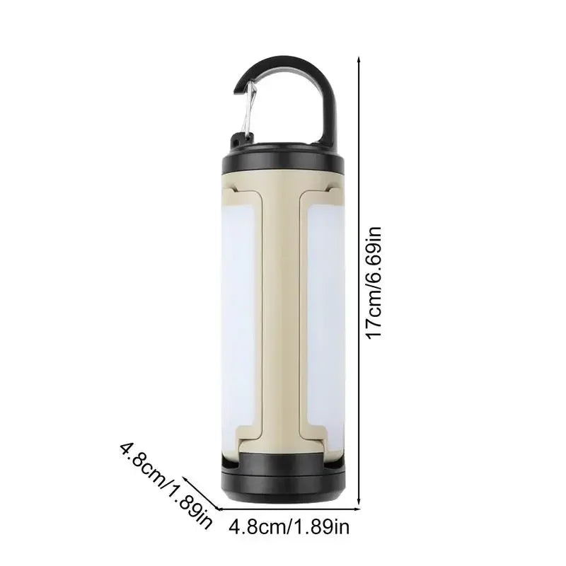 Portable Camping Lantern LY23 6 Modes Adjustable Brightness Hanging Foldable 1200Mah Emergency Light Outdoor