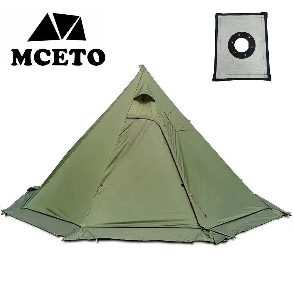 Ultralight Teepee Hot Tent with Snow Skirt