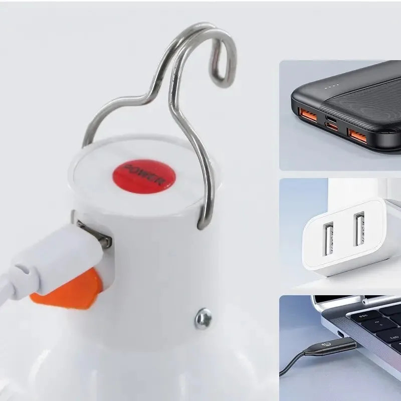 Waterproof USB Rechargeable 60w Portable LED Lamp