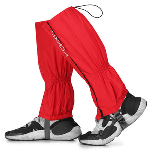 Waterproof Unisex Gaiters Zippered Closure One Size