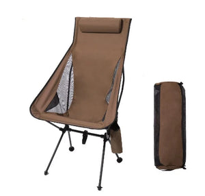 Portable Folding Camping Chair with Head Rest