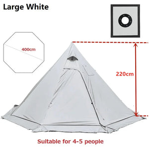Ultralight Teepee Hot Tent with Snow Skirt