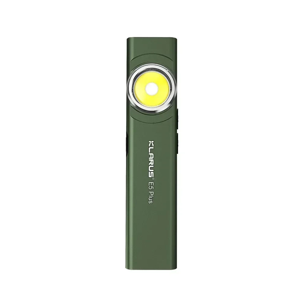 E5-PLUS Klarus TYPE-C Rechargeable Ultra Slim Triple Lights Magnetic EDC Flashlight Bulit-In 500Mah Battery