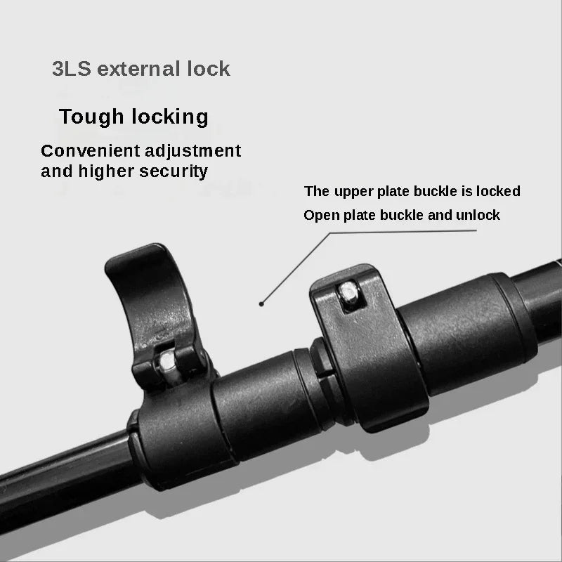 Aluminium Hiking Poles Telescopic Ultralight Adjustable with Quick Lock