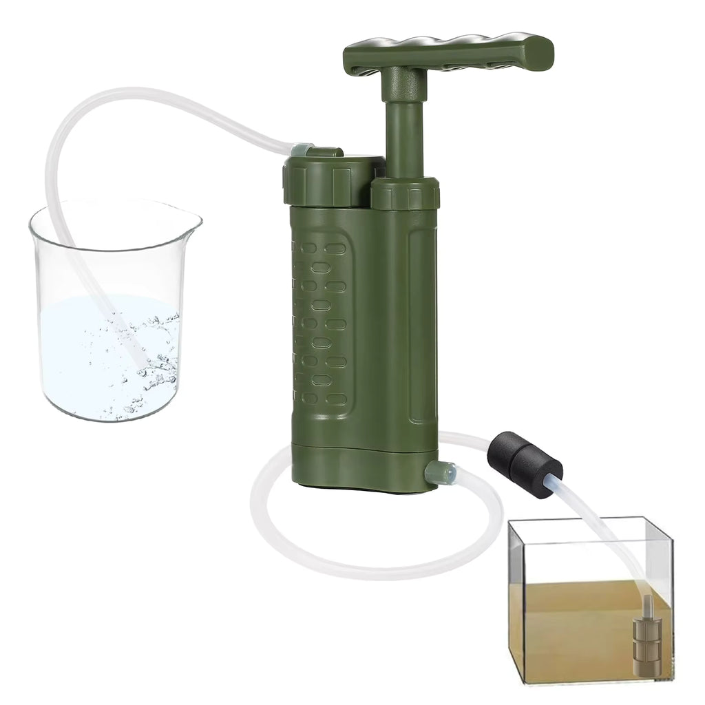 Three Stage Water Filtration System with 0.01 Micron Filter