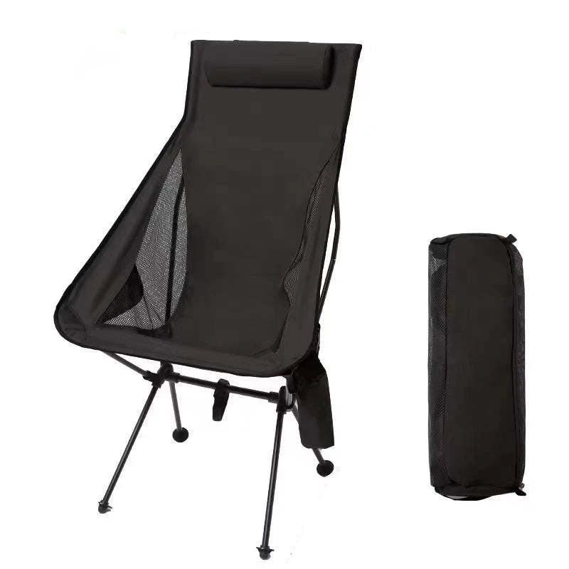 Portable Folding Camping Chair with Head Rest
