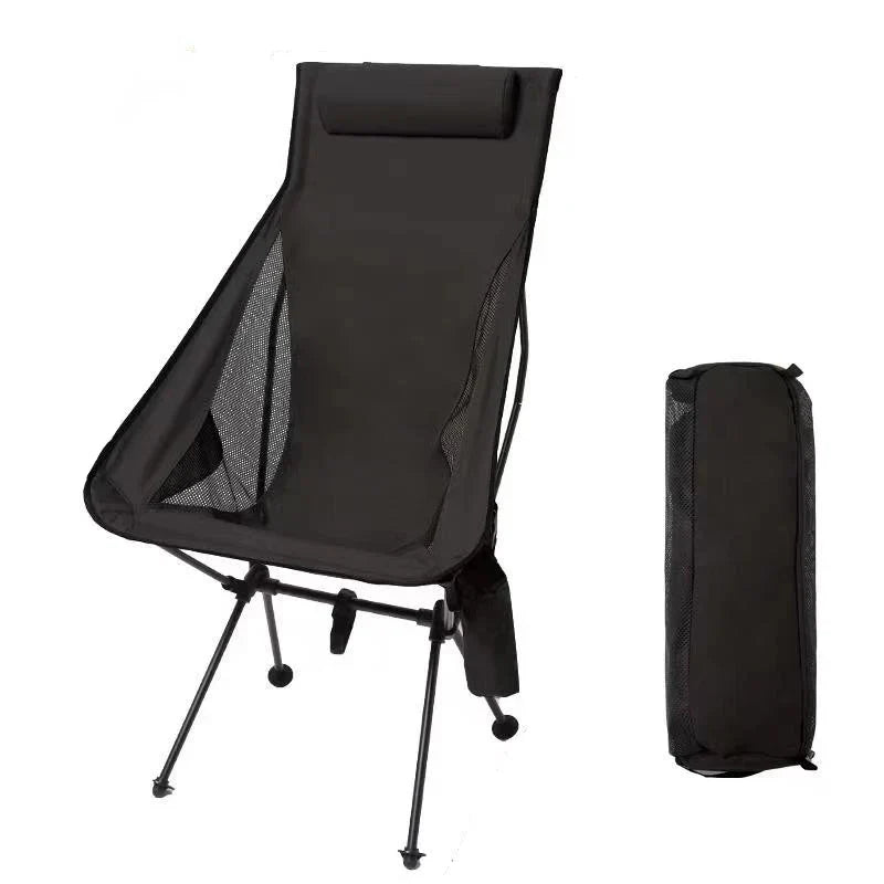 Portable Folding Camping Chair with Head Rest