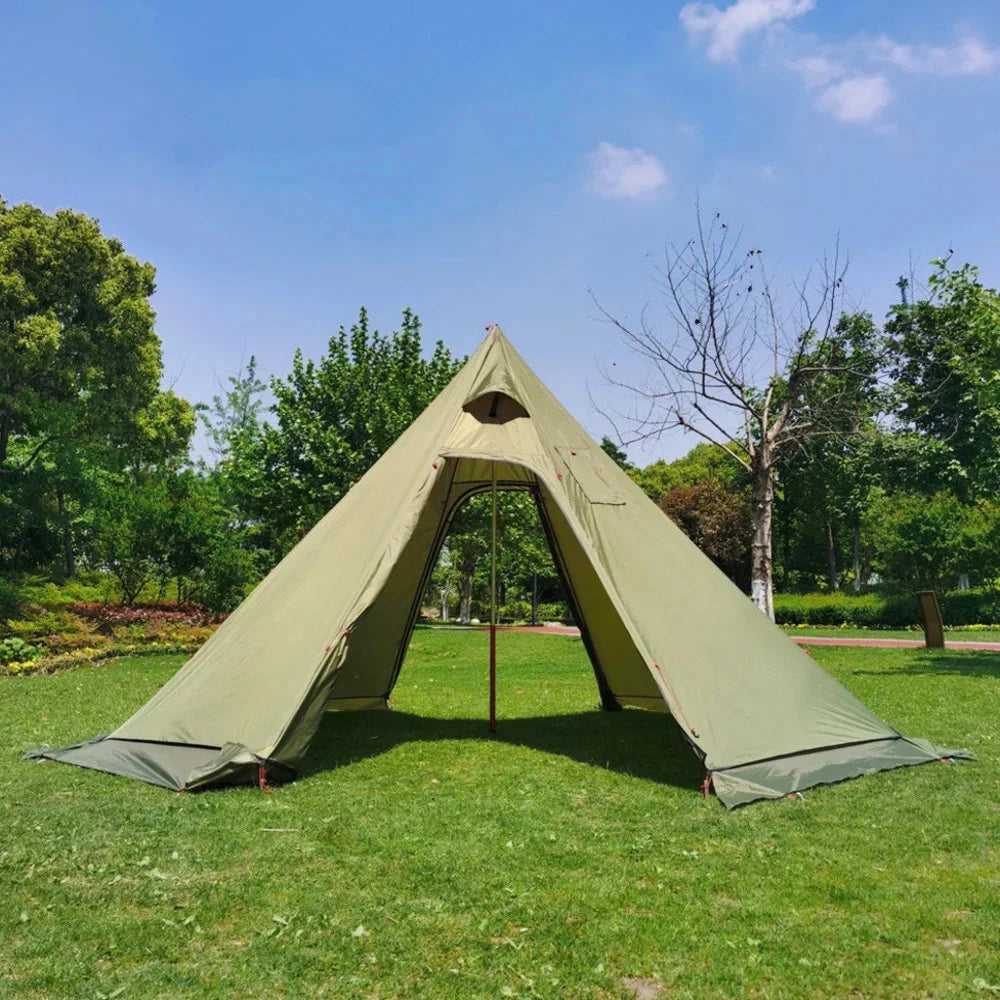 Teepee Hot Tent with Snow Skirt with Stove Jack