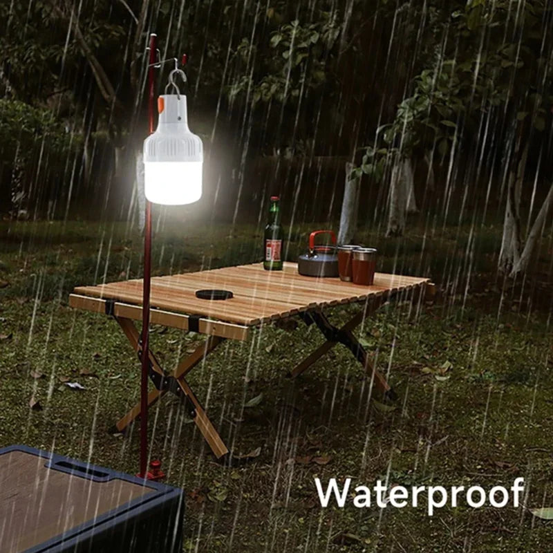 Waterproof USB Rechargeable 60w Portable LED Lamp