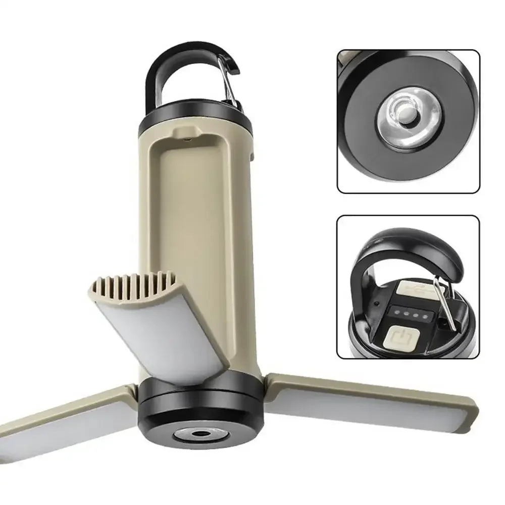 Waterproof Portable Camping Lantern with 6 Modes & Adjustable Brightness