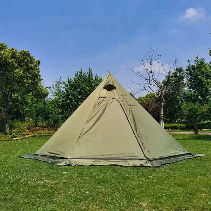 Teepee Hot Tent with Snow Skirt with Stove Jack