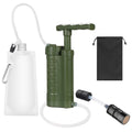 Outdoor Water Filter Filtration System Pump Water Filtration System with 0.01 Micron Water Filter Survival Tool Camping Supplies